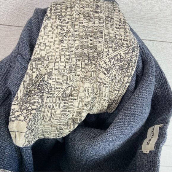 TAYLOR STITCH The Apres Pant Blue Sashiko Woven Tweed Jogger Pants Mens XXL - Picture 4 of 5